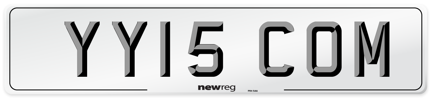 YY15 COM Number Plate from New Reg